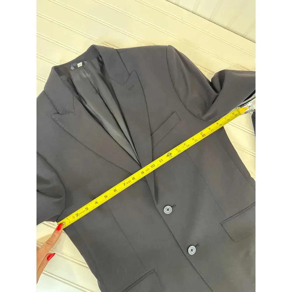 NWT Tod’s Mens Navy Blue Wool Blazer Single Breasted Sports Formal Suit Size 48